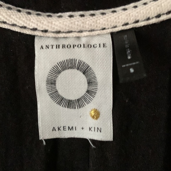 Anthropologie Knit Hi Lo Gathered Wrap Front Top - Picture 2 of 6